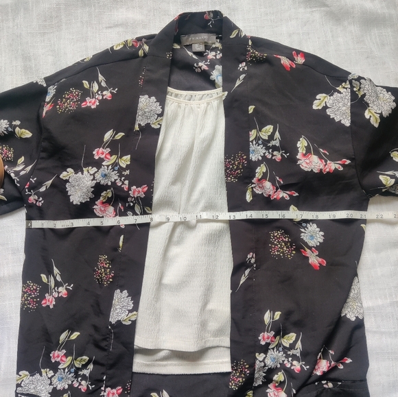 *PRIMARK* Three quarter sleece floral kimono - Picture 4 of 5